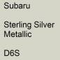 Preview: Subaru, Sterling Silver Metallic, D6S.